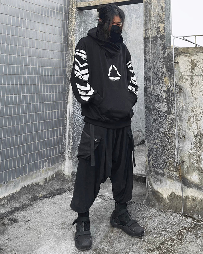 Futuristic Cyberpunk Hoodie -  streetwear - Futuristic Cyberpunk Hoodie for Stylish Streetwear - View 8
