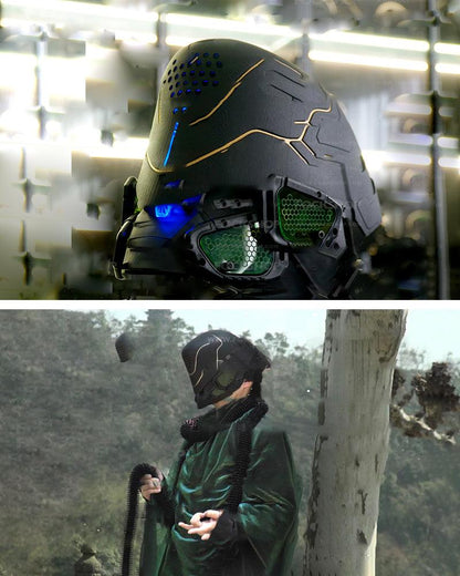 Futuristic Cyberpunk Mech Helmet - cyberpunk - Futuristic Cyberpunk Mech Helmet for Unique Style - View 9