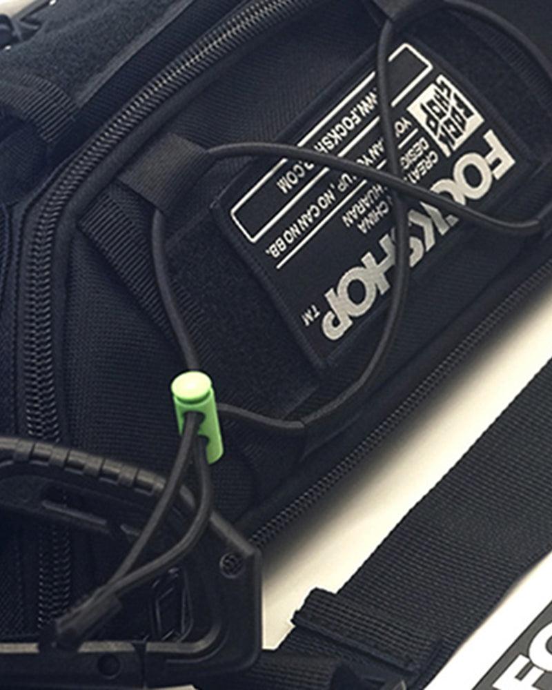 Futuristic Cyberpunk Sling Bag -  black - Futuristic Cyberpunk Sling Bag for Everyday Use - View 3
