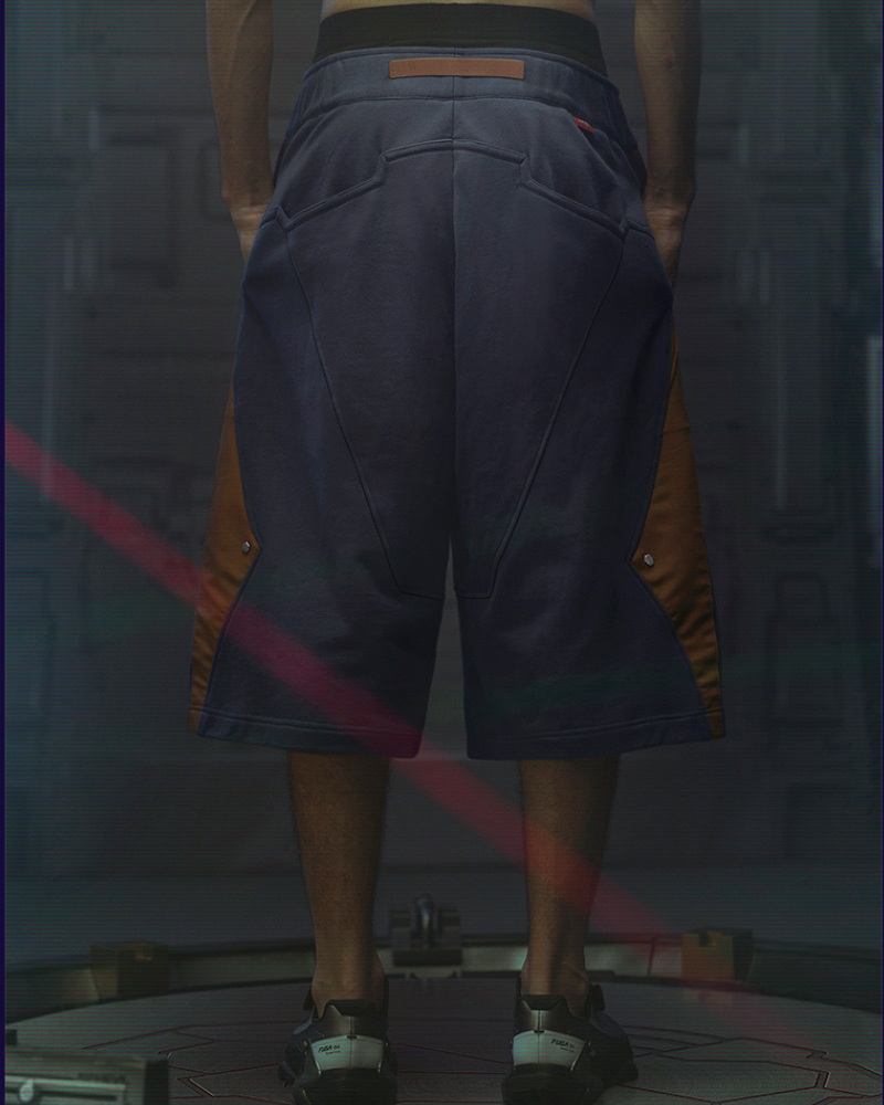 Futuristic Cyberpunk Sports Shorts -  futuristic - Futuristic Cyberpunk Sports Shorts for Active Lifestyle - View 5