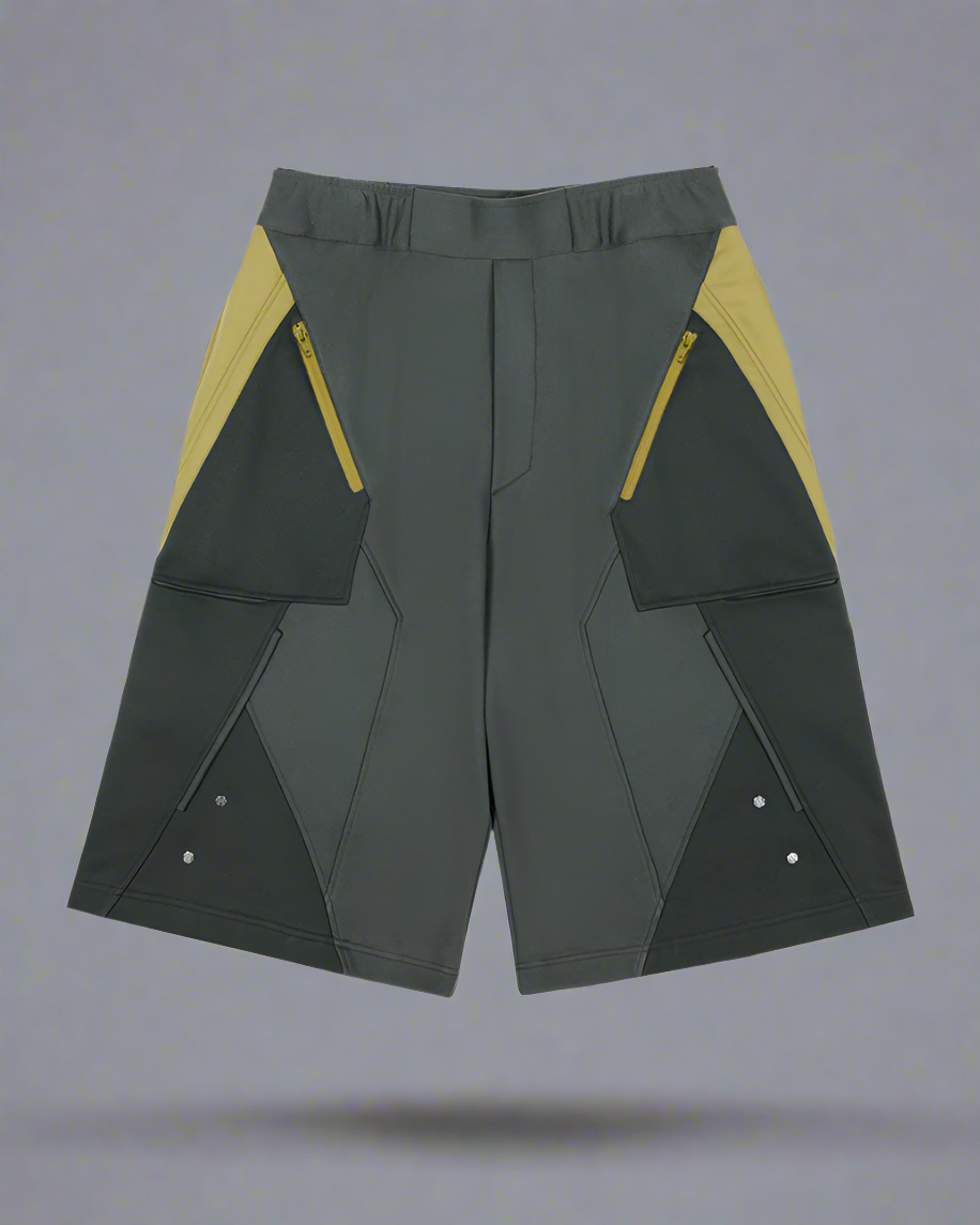 Futuristic Cyberpunk Sports Shorts - techwear shorts - Futuristic Cyberpunk Sports Shorts for Active Lifestyle - View 11
