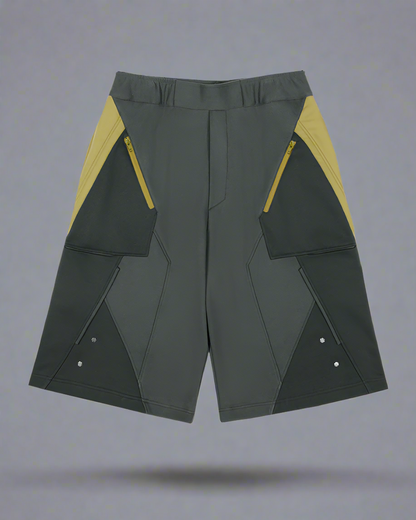 Futuristic Cyberpunk Sports Shorts - techwear shorts - Futuristic Cyberpunk Sports Shorts for Active Lifestyle - View 11