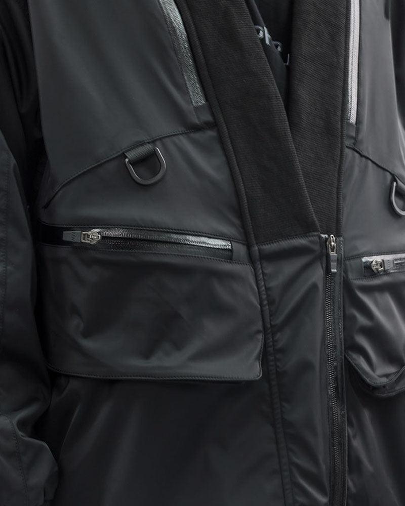 Futuristic Cyberpunk Utility Jacket - waterproof outerwear - Futuristic Cyberpunk Utility Jacket for All Weather - View 9