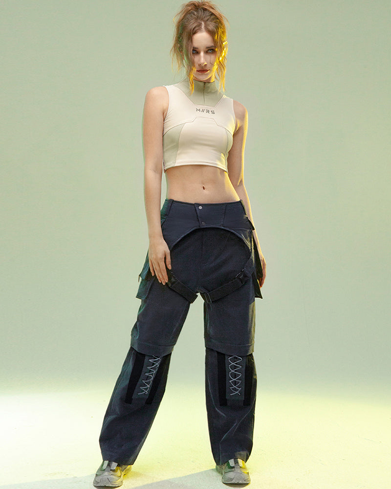 Futuristic Detachable Cyberpunk Pants -  techwear - Futuristic Detachable Cyberpunk Pants for Urban Style - View 7