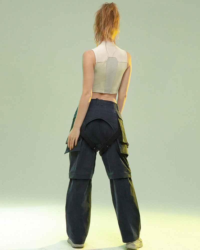 Futuristic Detachable Cyberpunk Pants -  urban adventure pants - Futuristic Detachable Cyberpunk Pants for Urban Style - View 8