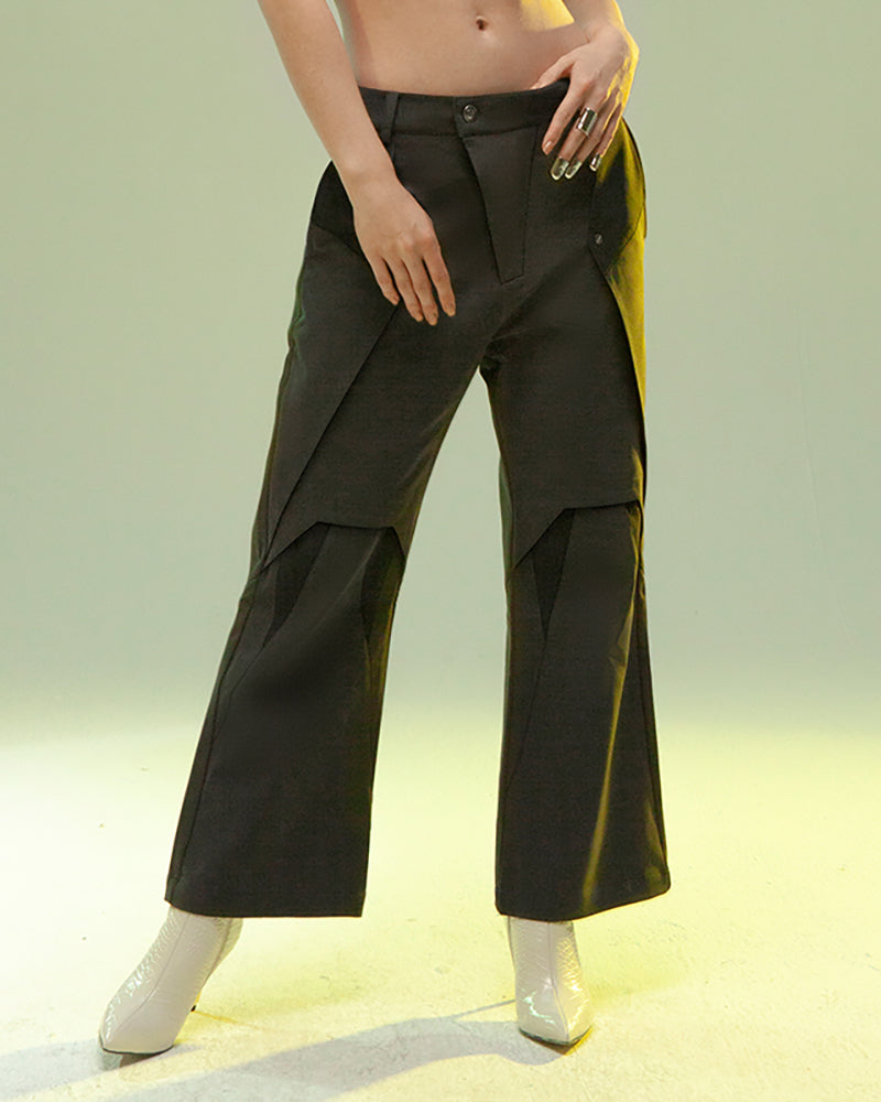 Futuristic Double-Layered Cyberpunk Pants - cyberpunk pants - Main view