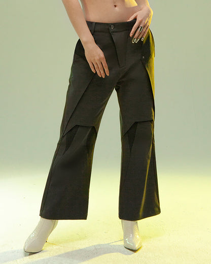 Futuristic Double-Layered Cyberpunk Pants - cyberpunk pants - Main view