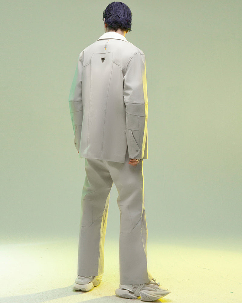 Futuristic Double-Layered Cyberpunk Pants -  stylish techwear clothing - View 6