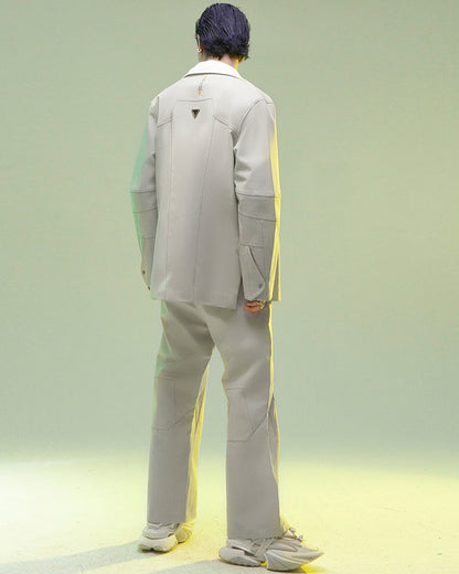 Futuristic Double-Layered Cyberpunk Pants -  stylish techwear clothing - View 6