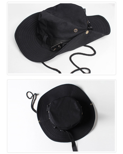 Futuristic Drawstring Bucket Hat - bucket hat - Futuristic Drawstring Bucket Hat for Urban Styles - View 9