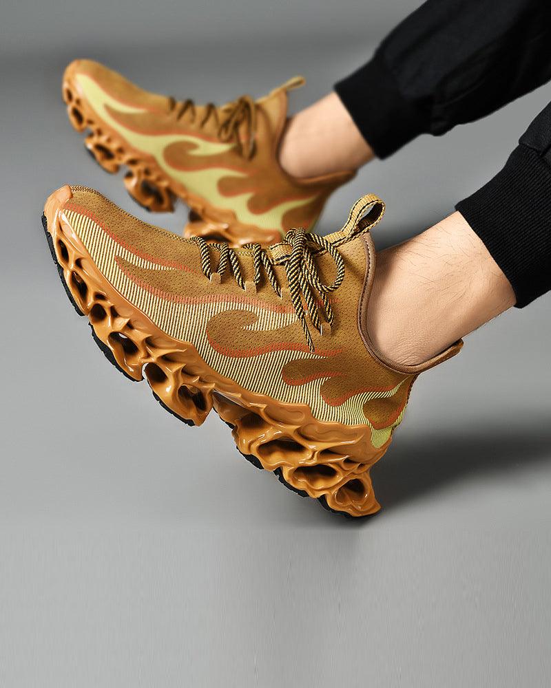 Futuristic Flame-Emblazoned Sneakers - futuristic sneakers - Futuristic Flame-Emblazoned Sneakers for Modern Style - View 9