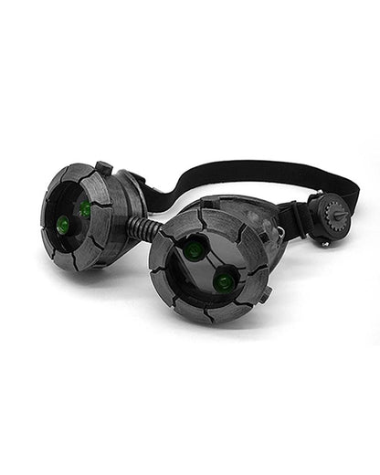 Futuristic Glow Goggles & Mask -  sci-fi mask - Futuristic Glow Goggles & Mask for Cyberpunk Style - View 17