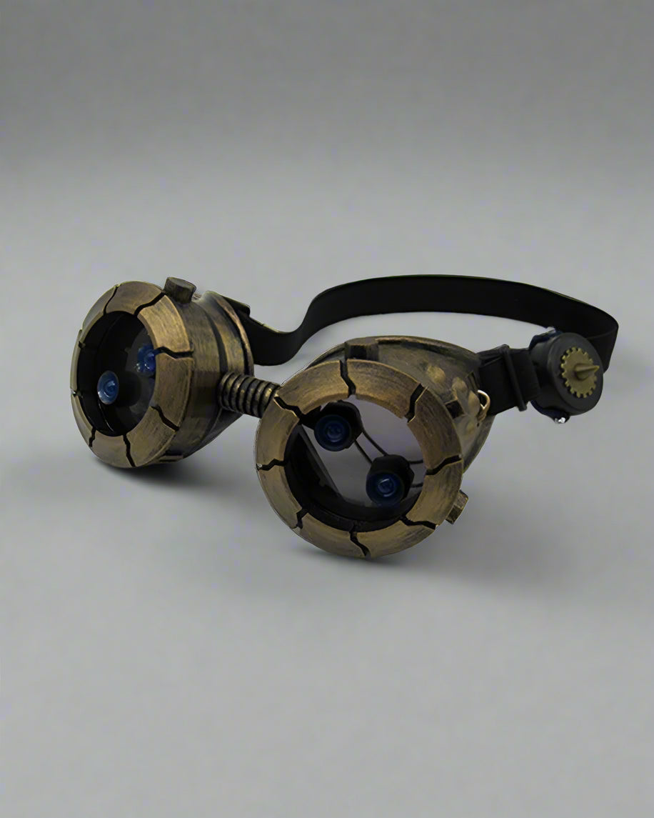 Futuristic Glow Goggles & Mask -  techwear - Futuristic Glow Goggles & Mask for Cyberpunk Style - View 9