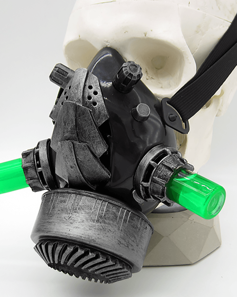 Futuristic Glow Goggles & Mask -  led helmet - Futuristic Glow Goggles & Mask for Cyberpunk Style - View 9