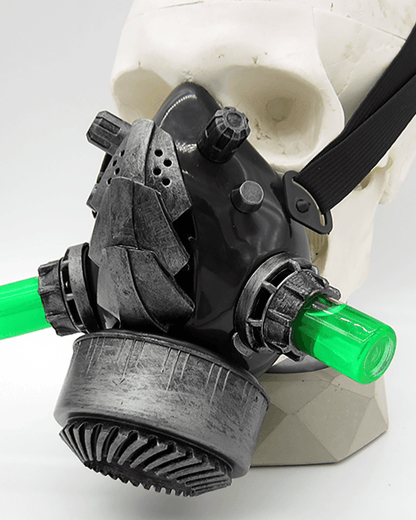 Futuristic Glow Goggles & Mask -  led helmet - Futuristic Glow Goggles & Mask for Cyberpunk Style - View 9