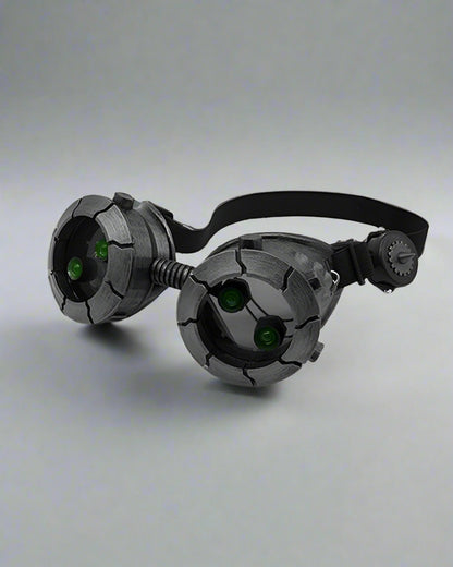Futuristic Glow Goggles & Mask - cyberpunk mask - Futuristic Glow Goggles & Mask for Cyberpunk Style - View 10