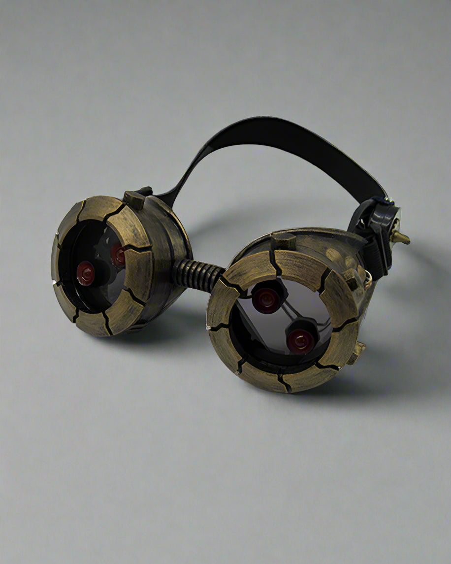 Futuristic Glow Goggles & Mask -  sci-fi - Futuristic Glow Goggles & Mask for Cyberpunk Style - View 7