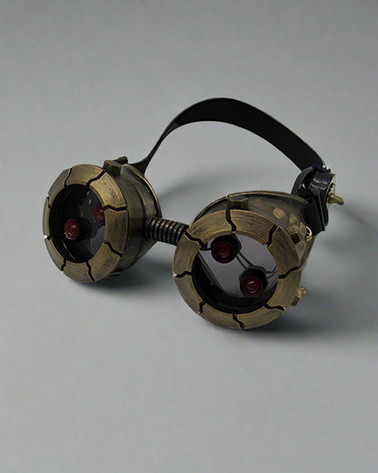 Futuristic Glow Goggles & Mask -  sci-fi - Futuristic Glow Goggles & Mask for Cyberpunk Style - View 7