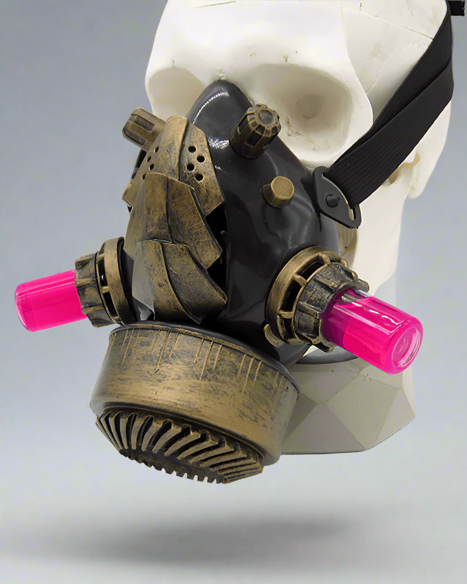 Futuristic Glow Goggles & Mask - cyberpunk mask - Futuristic Glow Goggles & Mask for Cyberpunk Style - Main view