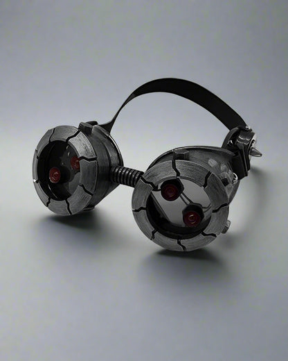 Futuristic Glow Goggles & Mask -  sci-fi helmet - Futuristic Glow Goggles & Mask for Cyberpunk Style - View 8