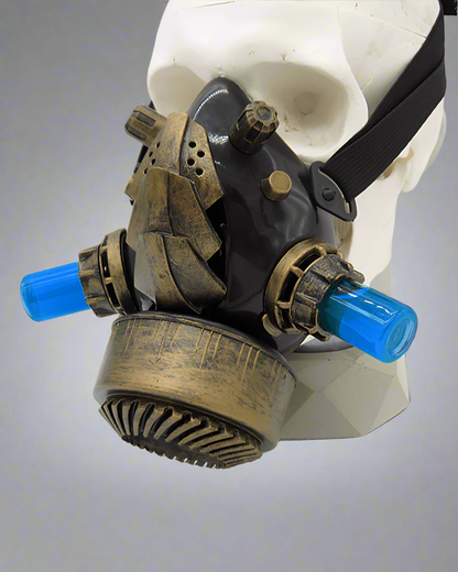 Futuristic Glow Goggles & Mask - goggles - Futuristic Glow Goggles & Mask for Cyberpunk Style - View 2