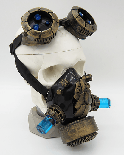 Futuristic Glow Goggles & Mask -  sci-fi mask - Futuristic Glow Goggles & Mask for Cyberpunk Style - View 11