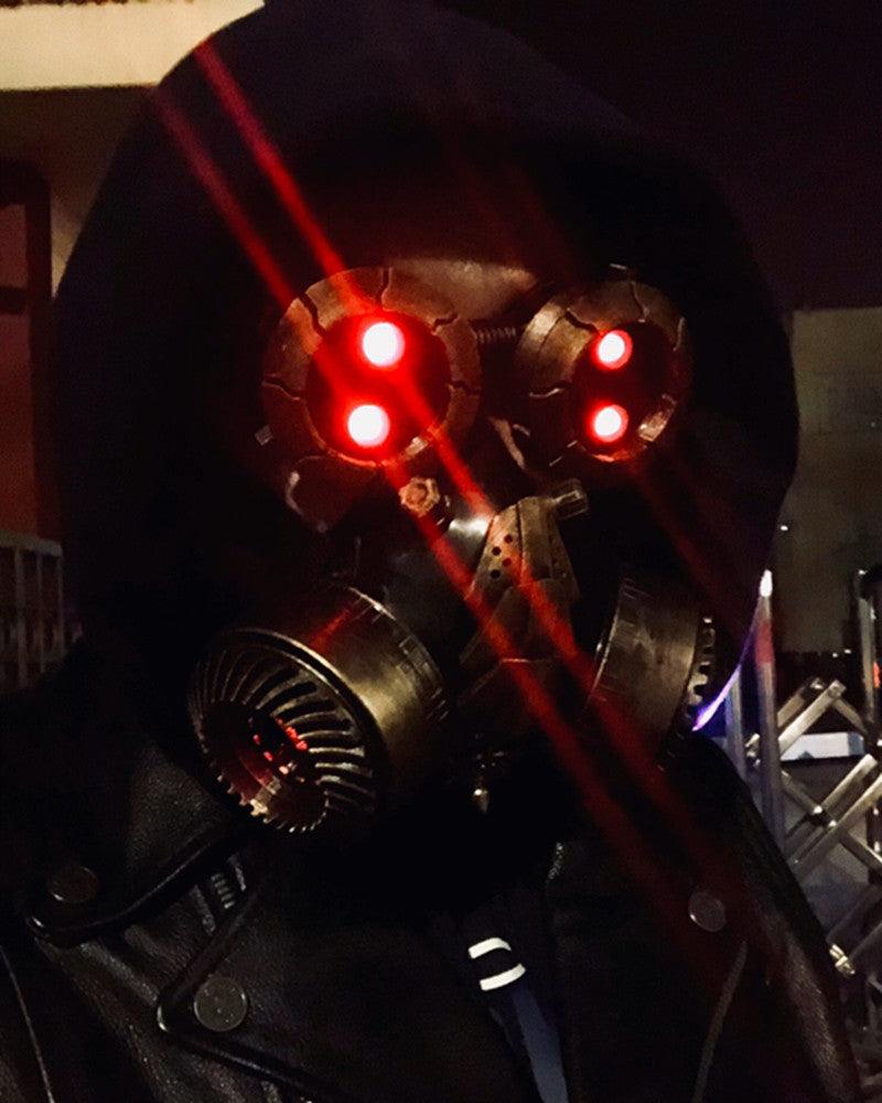Futuristic Glow Goggles & Mask -  led helmet - Futuristic Glow Goggles & Mask for Cyberpunk Style - View 21