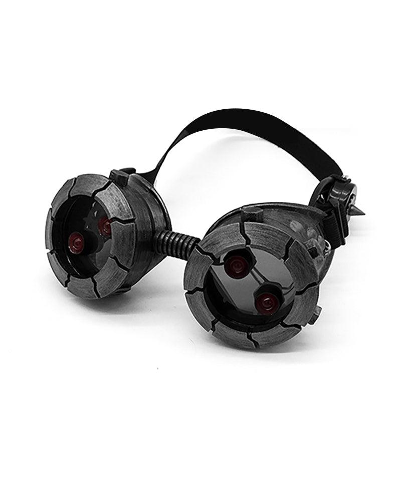 Futuristic Glow Goggles & Mask -  led helmet - Futuristic Glow Goggles & Mask for Cyberpunk Style - View 15