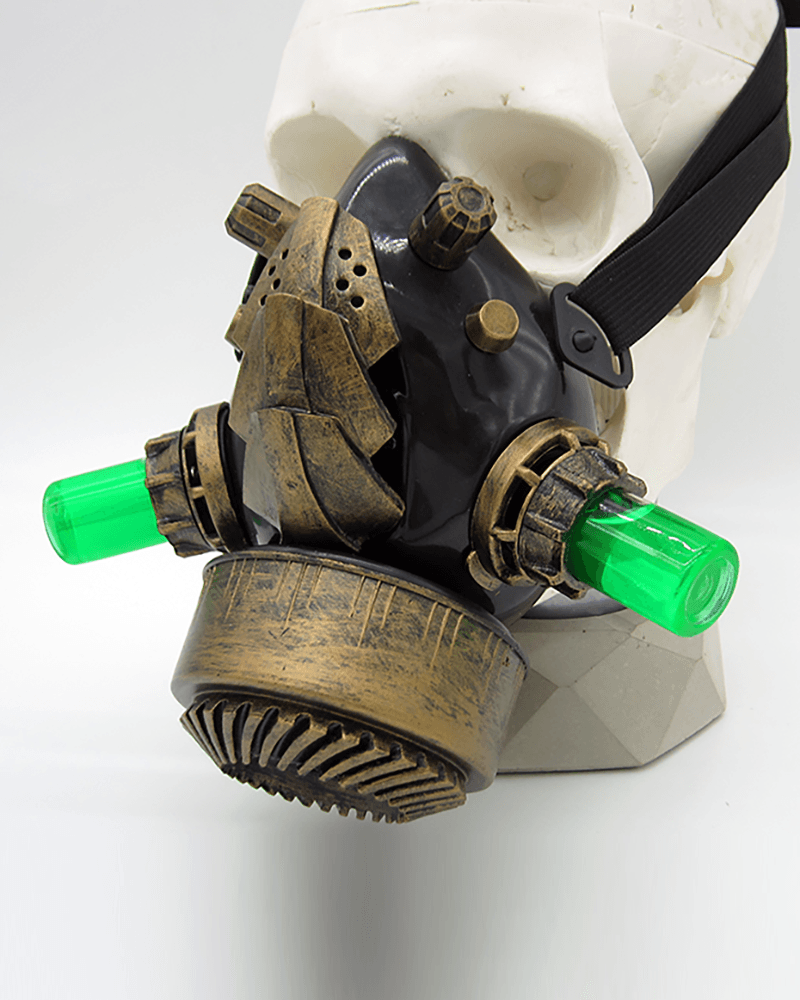 Futuristic Glow Goggles & Mask -  tech-driven design - Futuristic Glow Goggles & Mask for Cyberpunk Style - View 6