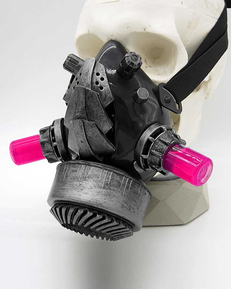 Futuristic Glow Goggles & Mask - adjustable fit helmet - Futuristic Glow Goggles & Mask for Cyberpunk Style - View 7
