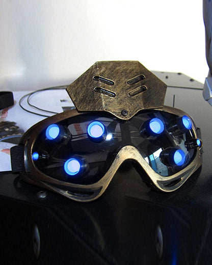 Futuristic Goggles & Mask Set -  cyberpunk mask - Futuristic Goggles & Mask Set for Cyberpunk Enthusiasts - View 12