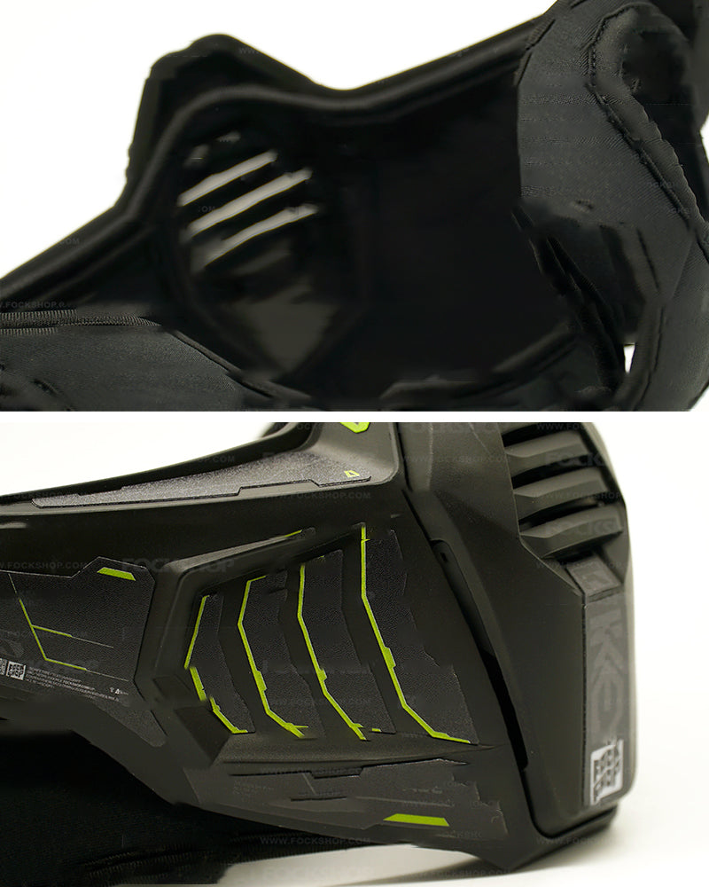 Futuristic Half Face Mask -  cyberpunk mask - Futuristic Half Face Mask for Stylish Protection - View 5