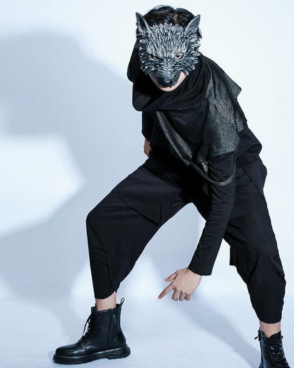 Futuristic Half-Face Wolf Mask - comfortable wolf mask - Futuristic Half-Face Wolf Mask for Techwear Style - View 7
