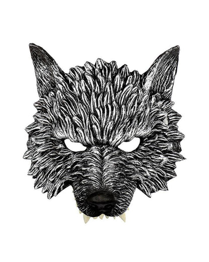 Futuristic Half-Face Wolf Mask - wolf mask - Futuristic Half-Face Wolf Mask for Techwear Style - View 2