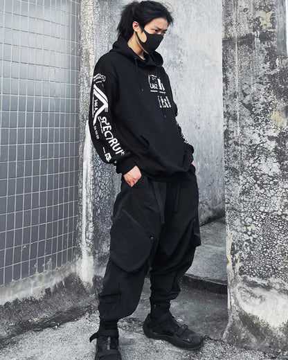 Futuristic Hannya Ninja Hoodie -  street fashion - Futuristic Hannya Ninja Hoodie for Urban Style - View 6