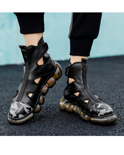 Futuristic High-Top Sandal Sneakers - functional techwear sandals - Futuristic High-Top Sandal Sneakers for Modern Looks - View 8