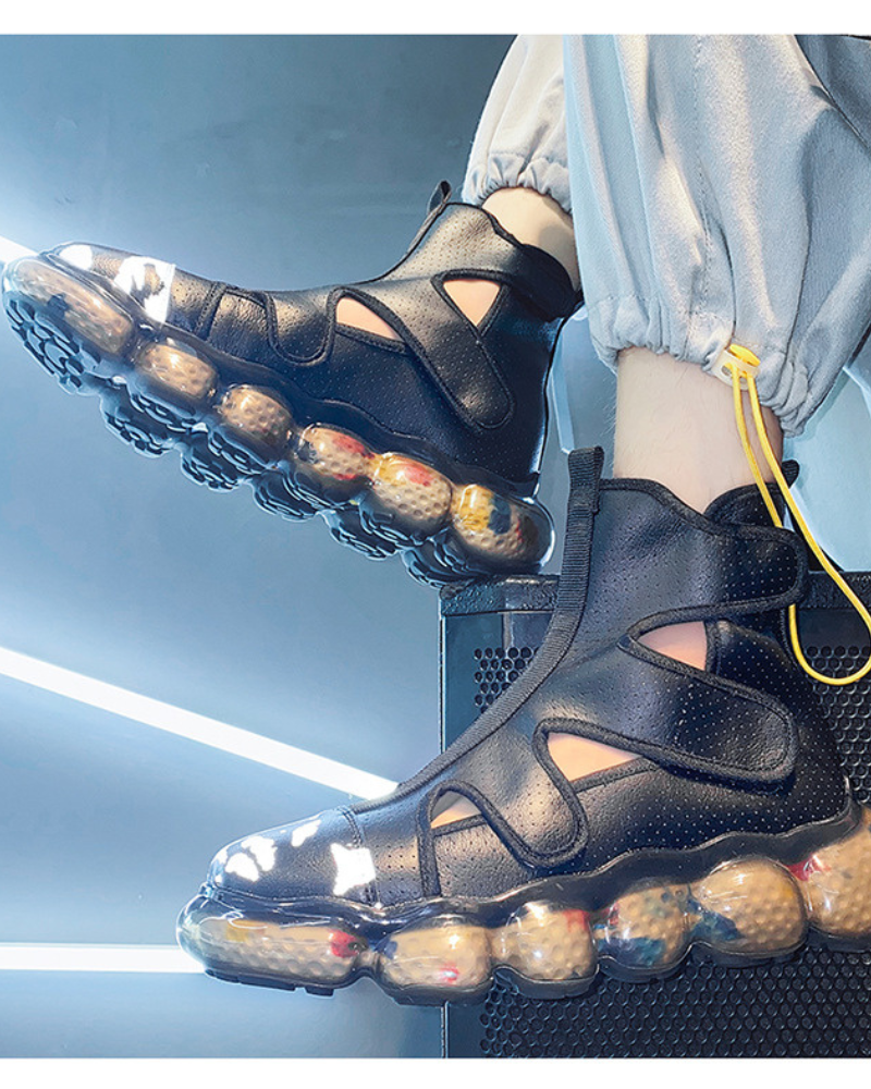 Futuristic High-Top Sandal Sneakers -  high-top sneakers - Futuristic High-Top Sandal Sneakers for Modern Looks - View 11