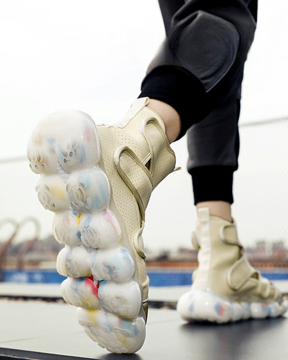Futuristic High-Top Sandal Sneakers -  stylish high-top shoes - Futuristic High-Top Sandal Sneakers for Modern Looks - View 6