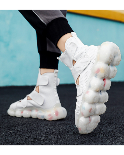 Futuristic High-Top Sandal Sneakers -  techwear shoes - Futuristic High-Top Sandal Sneakers for Modern Looks - View 7