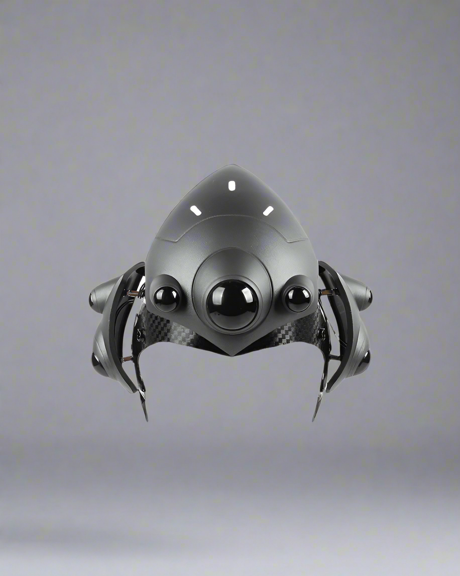 Futuristic Hunter’s Stealth Mask -  durable PVC mask - Futuristic Hunter’s Stealth Mask for Techwear Look - View 4