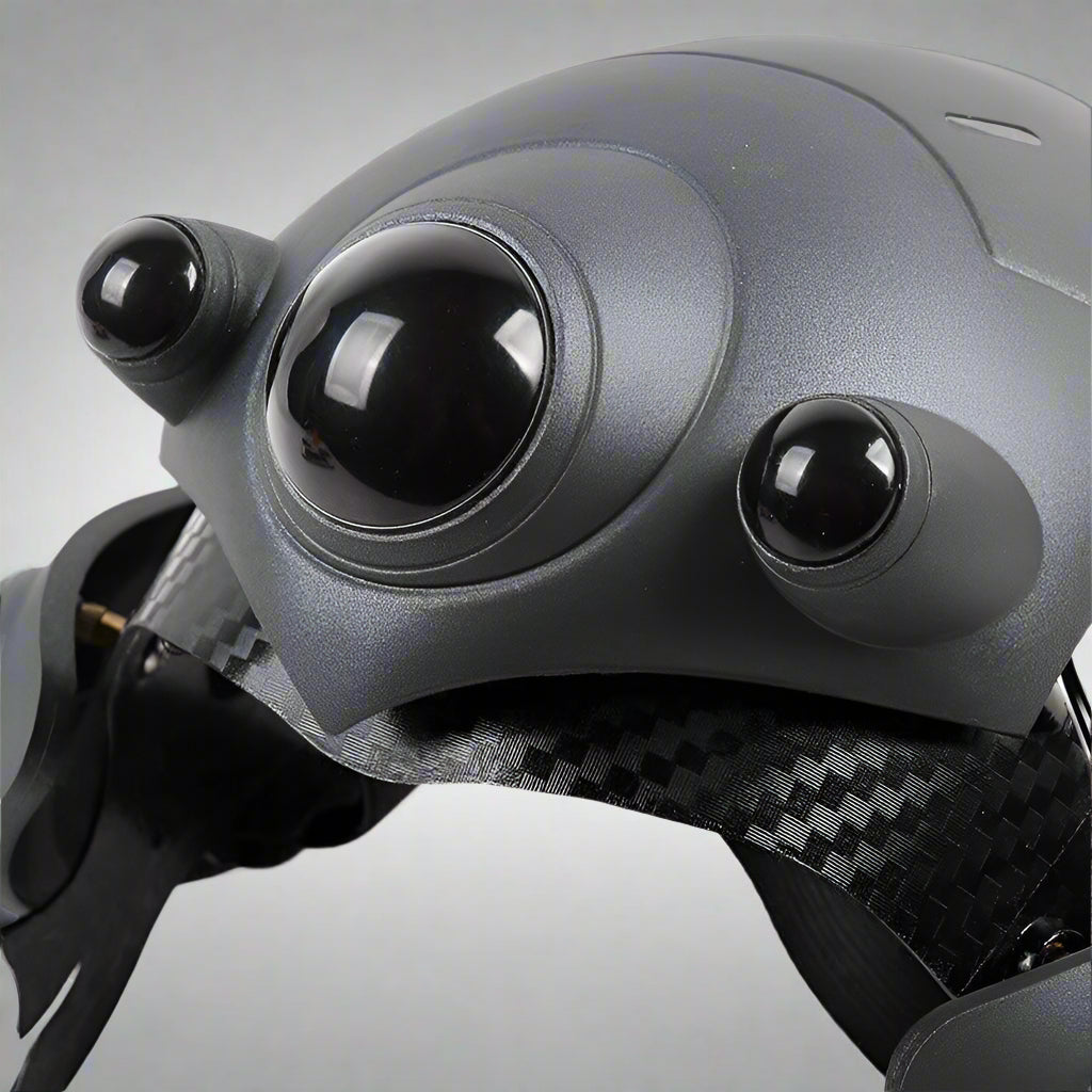 Futuristic Hunter’s Stealth Mask -  unisex techwear style - Futuristic Hunter’s Stealth Mask for Techwear Look - View 7