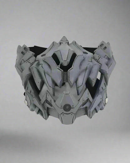 Futuristic Japanese Halloween Mask - halloween mask - Futuristic Japanese Halloween Mask with Neon Lights - Main view