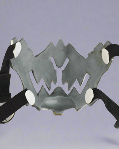 Futuristic Japanese Halloween Mask - unique costume mask - Futuristic Japanese Halloween Mask with Neon Lights - View 2
