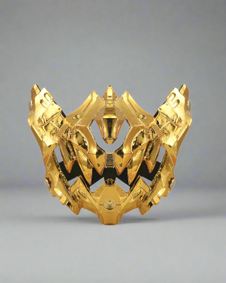Futuristic Japanese Mechanic Mask - cyberpunk mechanical mask - Futuristic Japanese Mechanical Mask for Unique Style - Main view