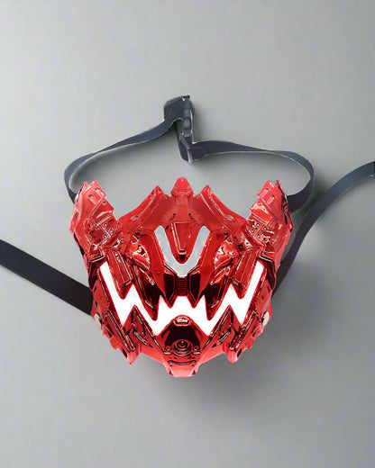 Futuristic Japanese Mechanic Mask -  techwear accessory - Futuristic Japanese Mechanical Mask for Unique Style - View 6