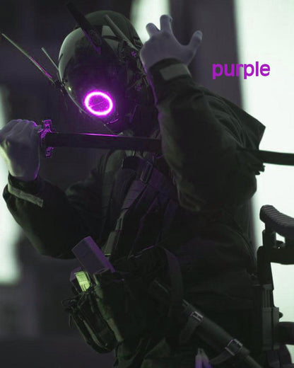 Futuristic LED Cyberpunk Helmet -  adjustable fit - LED Cyberpunk Helmet for Futuristic Looks - View 27