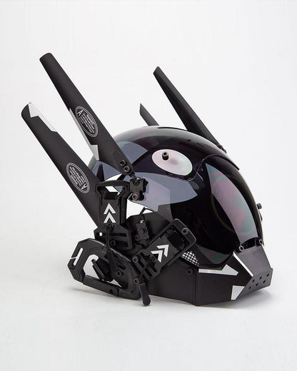 Futuristic LED Cyberpunk Helmet - cyberpunk events - LED Cyberpunk Helmet for Futuristic Looks - View 2