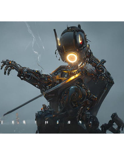 Futuristic LED Cyberpunk Helmet -  futuristic - LED Cyberpunk Helmet for Futuristic Looks - View 12