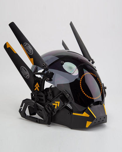 Futuristic LED Cyberpunk Helmet -  futuristic - LED Cyberpunk Helmet for Futuristic Looks - View 4