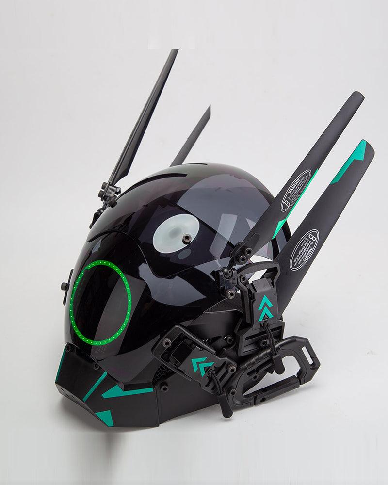 Futuristic LED Cyberpunk Helmet -  led helmet - LED Cyberpunk Helmet for Futuristic Looks - View 5